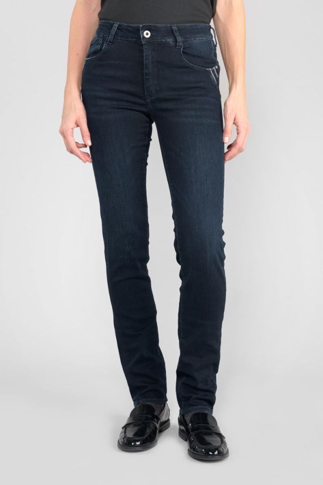 Jeans pulp regular Vida taille haute bleu-noir N°1