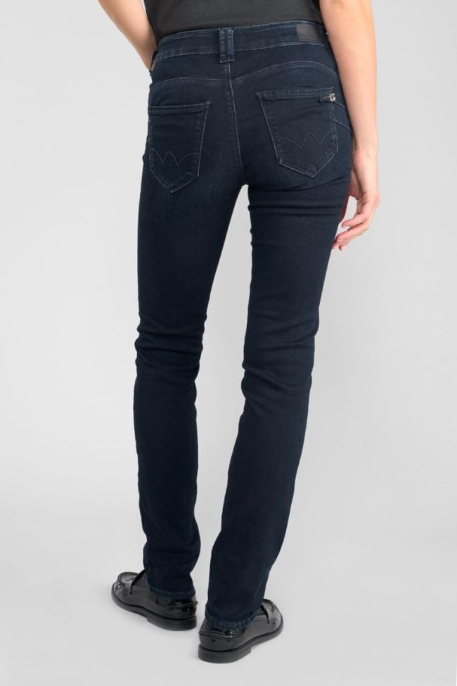 Jeans pulp regular Vida taille haute bleu-noir N°1