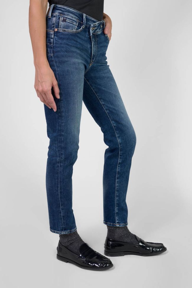 Jeans pulp regular Zep taille haute 7/8ème bleu N°2