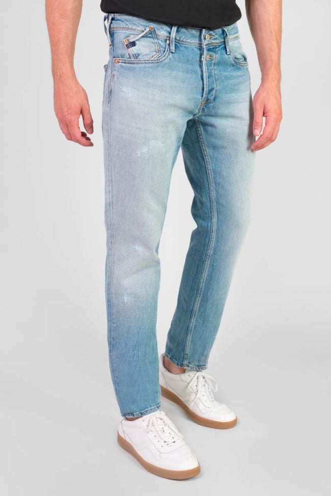 Jeans 600/17 adjusted Basic destroy bleu N°4