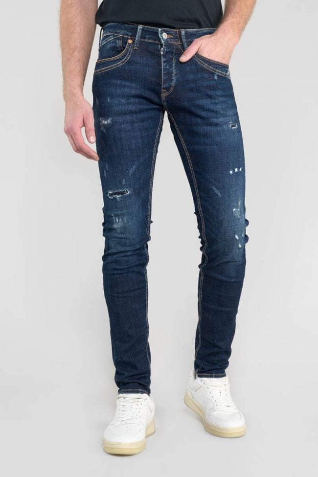 Jeans 700/11 adjusted Tiago destroy bleu N°1