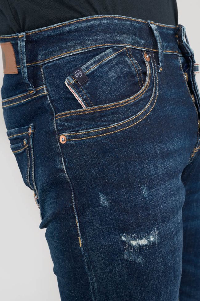 Jeans 700/11 adjusted Tiago destroy bleu N°1