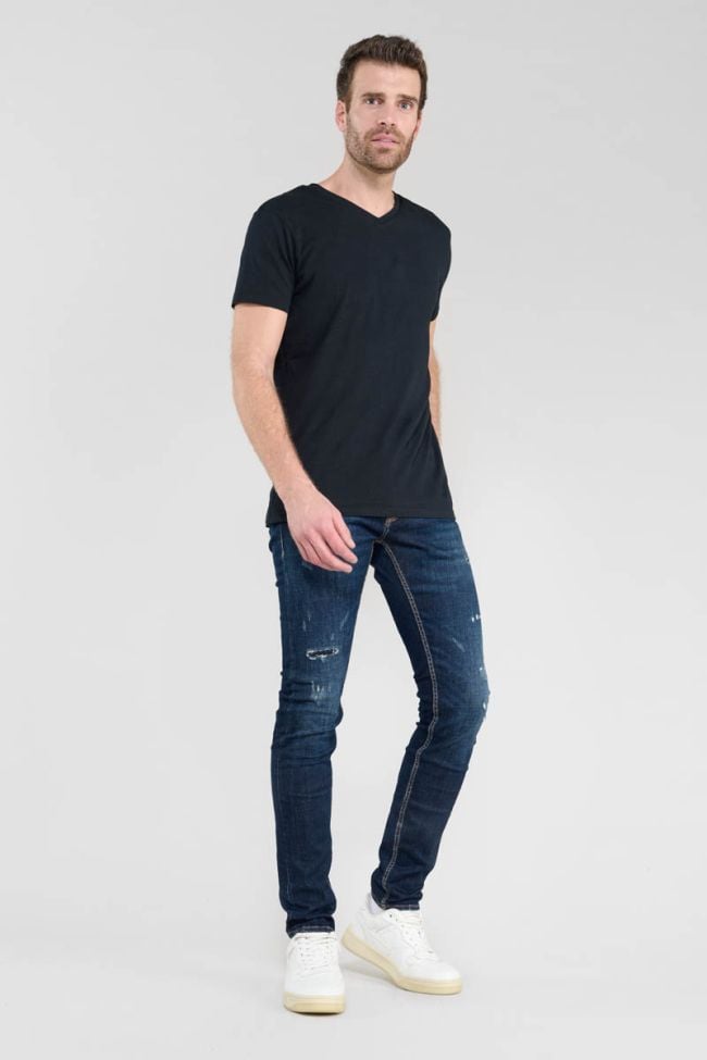 Jeans 700/11 adjusted Tiago destroy bleu N°1