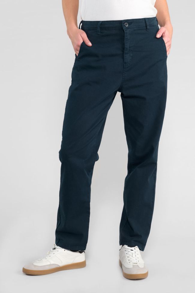 Pantalon chino Erle bleu marine