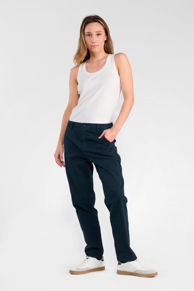 Pantalon chino Erle bleu marine