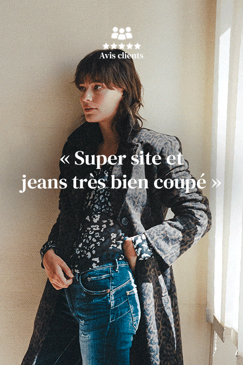 Jeans femme original, ou coton court, - large en des Cerises Jean Le denim temps : brut femme